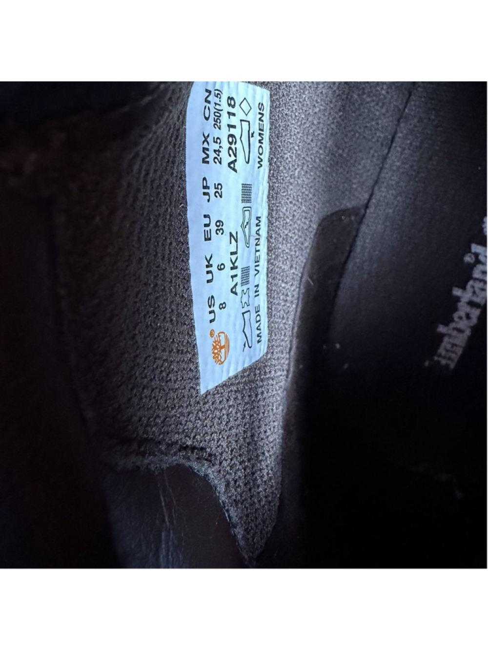 Timberland Boots Dausette Brown Leather Lace Up Ankle Bootie Sneakers Size 8 - Picture 10 of 12